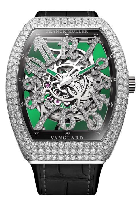 Buy Franck Muller Vanguard Dragon Slim Skeleton Replica Watch for sale Cheap Price V 41 S AT SQT D NBR CD DRAGON VR